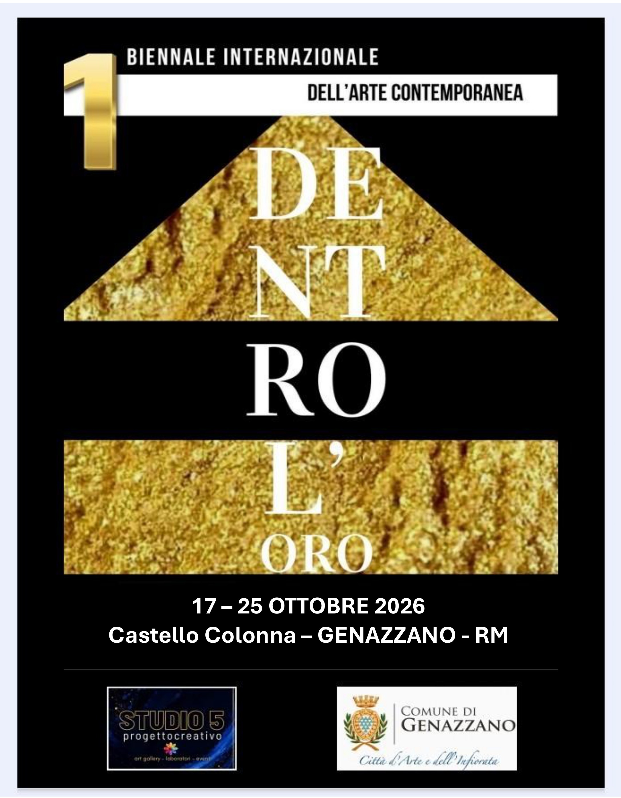 Prima Biennale d'Arte Contemporanea Dentro l'Oro